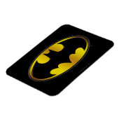 Batman Symbol | Oval Gradient Logo Magnet (Linke Seite)