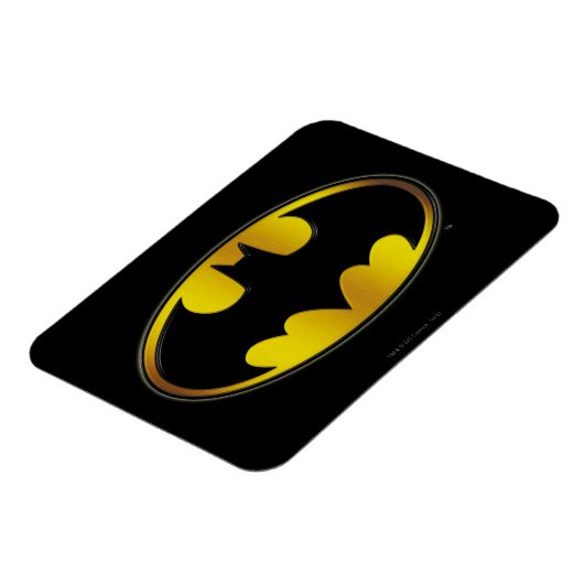 Batman Symbol | Oval Gradient Logo Magnet (Linke Seite)