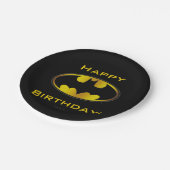 Batman Symbol | Oval Gradient Logo Pappteller (Schrägansicht)