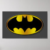 Batman Symbol | Oval Gradient Logo Poster (Vorne)