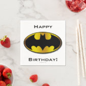 Batman Symbol | Oval Gradient Logo Serviette (Beispiel)