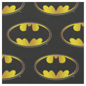 Batman Symbol | Oval Gradient Logo Stoff (Nahaufnahme)
