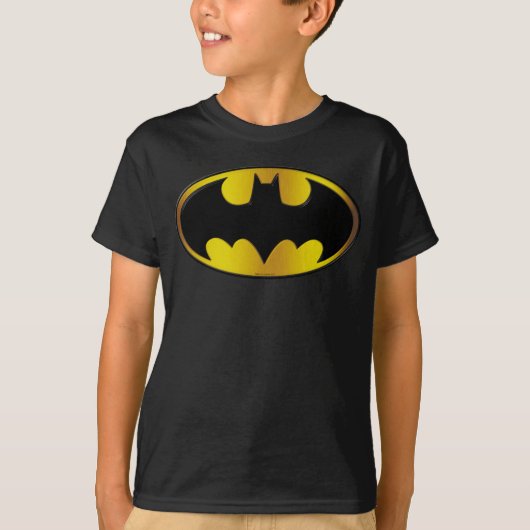 Batman Symbol | Oval Gradient Logo T-Shirt (Vorderseite)