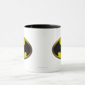 Batman Symbol | Oval Gradient Logo Tasse (Zentrum)