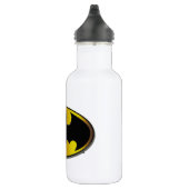 Batman Symbol | Oval Gradient Logo Trinkflasche (Rechts)