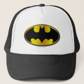 Batman Symbol | Oval Gradient Logo Truckerkappe (Vorderseite)