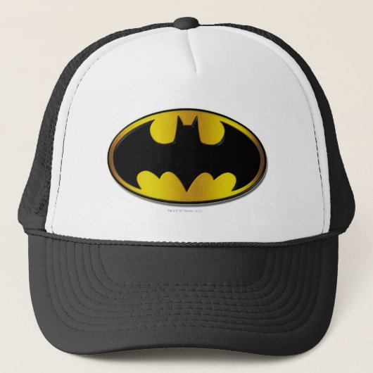 Batman Symbol | Oval Gradient Logo Truckerkappe (Vorderseite)