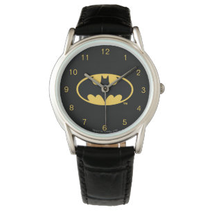 Batman Symbol Oval Logo Armbanduhr
