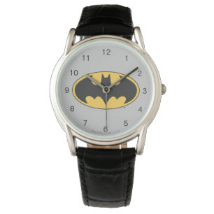 Batman Symbol Oval Logo Armbanduhr