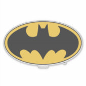Batman Symbol | Oval Logo Aufkleber (Vorderseite)