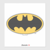 Batman Symbol | Oval Logo Aufkleber (Blatt)