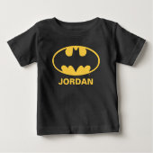Batman Symbol | Oval Logo Baby T-shirt (Vorderseite)