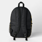 Batman-Symbol | Oval-Logo Bedruckter Rucksack (Rückseite)