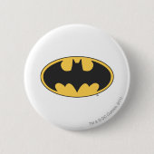 Batman Symbol | Oval Logo Button (Vorderseite)