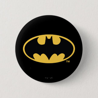 Batman Symbol | Oval Logo Button