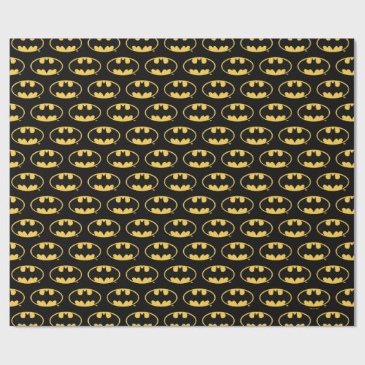 Batman Symbol | Oval Logo Geschenkpapier (Flach)