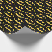 Batman Symbol | Oval Logo Geschenkpapier (Ecke)