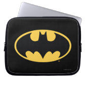 Batman Symbol | Oval Logo Laptopschutzhülle (Vorderseite)