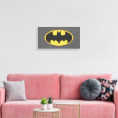 Batman Symbol | Oval Logo Leinwanddruck (Insitu (Wohnzimmer))