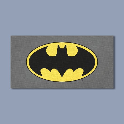 Batman Symbol | Oval Logo Leinwanddruck