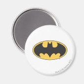 Batman Symbol | Oval Logo Magnet (Vorderseite/Rückseite)