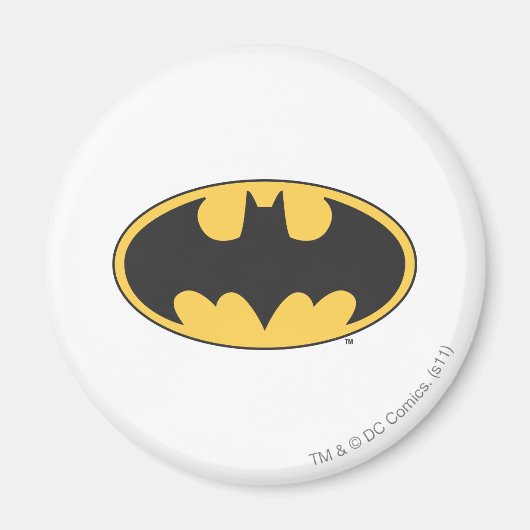 Batman Symbol | Oval Logo Magnet (Vorne)
