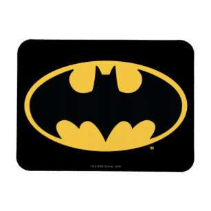 Batman Symbol   Oval Logo Magnet