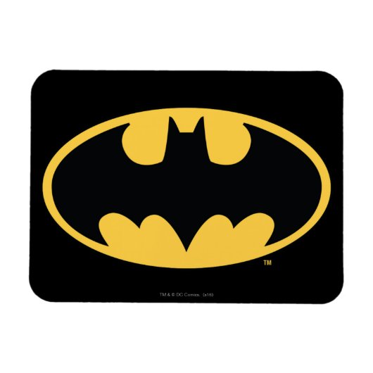 Batman Symbol | Oval Logo Magnet (Horizontal)