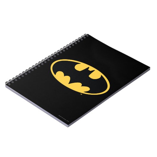 Batman Symbol | Oval Logo Notizblock (Linke Seite)