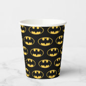 Batman Symbol | Oval Logo Pappbecher (Links)