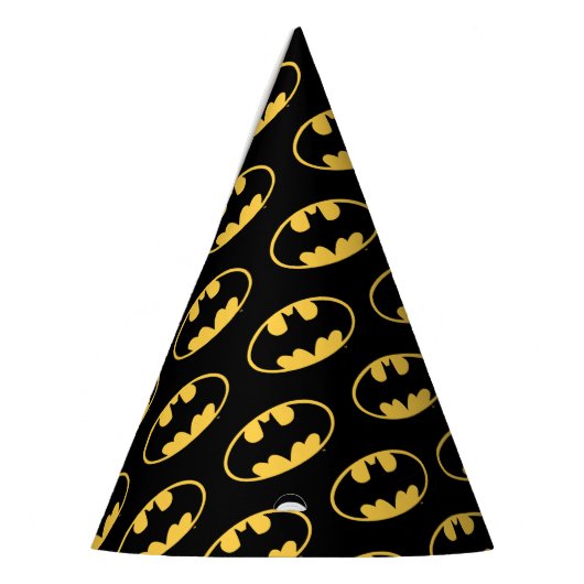 Batman Symbol | Oval Logo Partyhütchen (Links)
