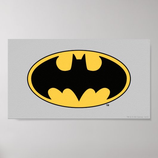 Batman Symbol | Oval Logo Poster (Vorne)