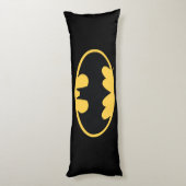 Batman Symbol | Oval Logo Seitenschläferkissen (Rückseite (Vertikal))