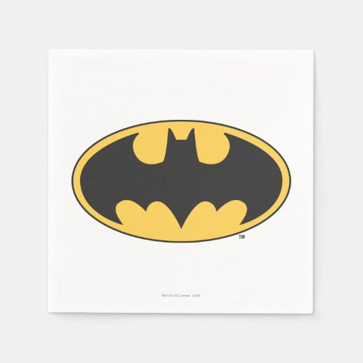Batman Symbol | Oval Logo Serviette (Vorderseite)