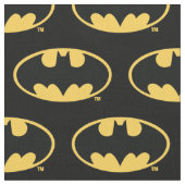Batman Symbol | Oval Logo Stoff (Nahaufnahme)