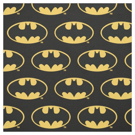 Batman Symbol | Oval Logo Stoff (Muster)