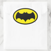 Batman Symbol Ovaler Aufkleber (Tasche)