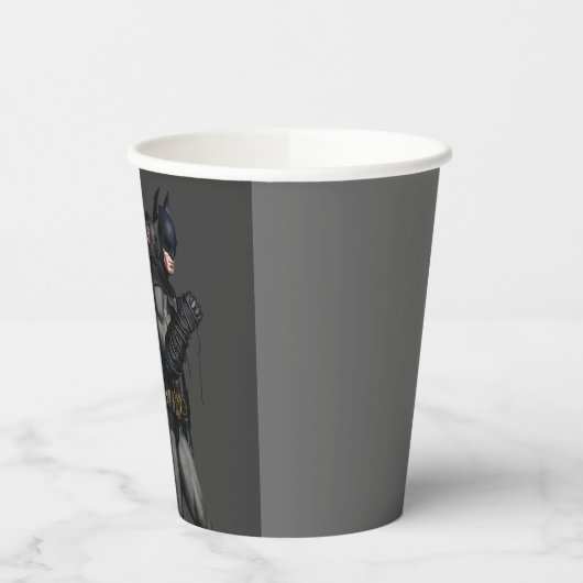 Batman Symbol | Papier für das einfache BAT-Logo f Pappbecher (Links)