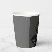 Batman Symbol | Papier für das einfache BAT-Logo f Pappbecher (Rechts)