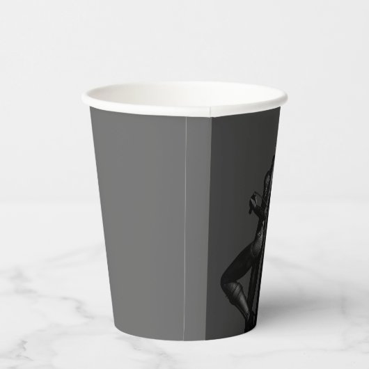 Batman Symbol | Papier für das einfache BAT-Logo f Pappbecher (Rechts)