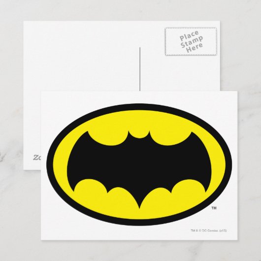 Batman Symbol Postkarte (Vorne/Hinten)