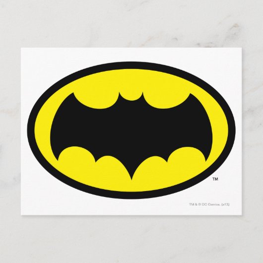 Batman Symbol Postkarte (Vorderseite)