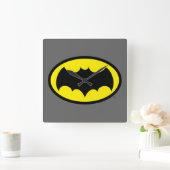 Batman Symbol Quadratische Wanduhr (Zuhause)