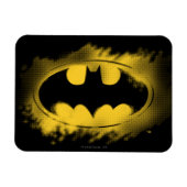 Batman Symbol | Schwarz-Gelb-Logo Magnet (Horizontal)