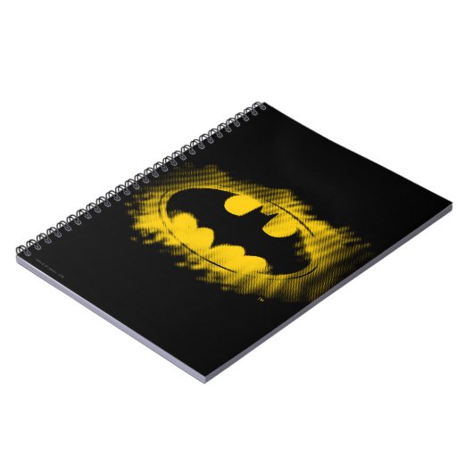 Batman Symbol | Schwarz-Gelb-Logo Notizblock (Linke Seite)