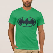 Batman Symbol | Schwarz-Weiß-Logo T-Shirt (Vorderseite)