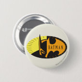 Batman Symbol | SILHOUETTE Button (Vorne & Hinten)