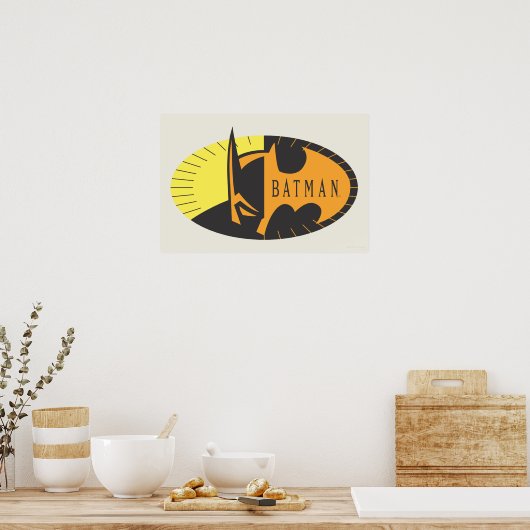 Batman Symbol | SILHOUETTE Poster (Küche)