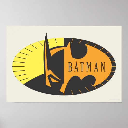 Batman Symbol | SILHOUETTE Poster (Vorne)