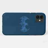 Batman Symbol | Sketchbook Light Blue Logo Case-Mate iPhone Hülle (Rückseite (Horizontal))
